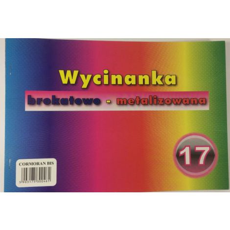 Wycinanka A4/6 Cormoran Brokatowa-metalizowana